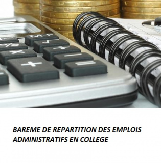 Groupe de Travail - Barème académique de répartition des emplois administratifs en collège