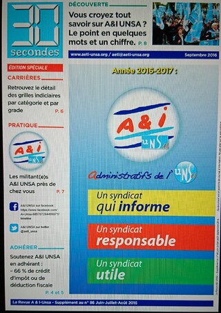 30 secondes - rentrée 2016-17 30 secondes - rentrée 2016-17